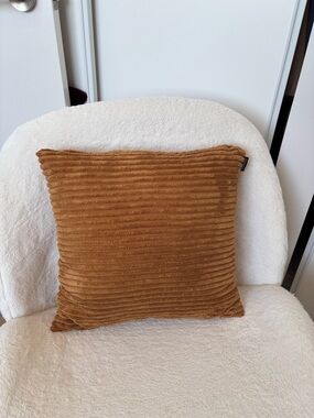 🧡Corduroy Accent Pillow in Camel Brown - Home Accents